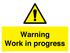 Warning Work in progress